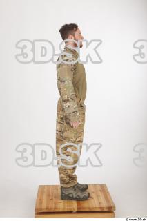 Soldier in American Army Military Uniform 0009